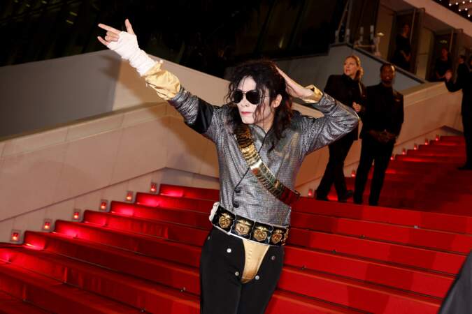 Sosie Michael Jackson - Montée des marches du film « All we imagine as light » lors du 77ème Festival International du Film de Cannes, au Palais des Festivals à Cannes. Le 23 mai 2024