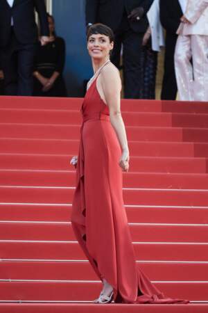 Bérénice Bejo lors de la montée des marches du film « La plus précieuse des marchandises »