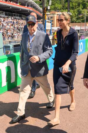 Le Prince Albert II de Monaco lors qualifications du Grand Prix Monaco 2024, le 25 mai 2024.