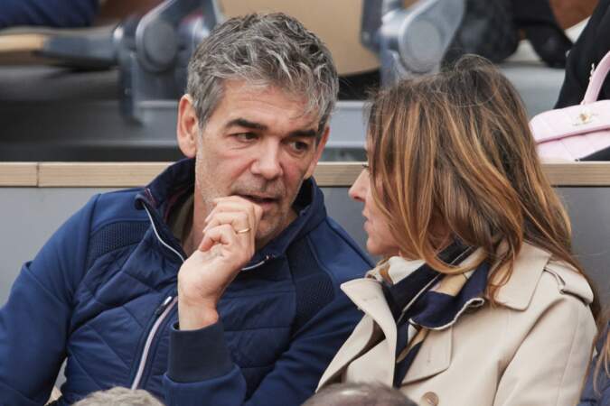 Xavier de Moulins et sa femme Anaïs Bouton assistent à Roland- Garros, le 26 mai 2024