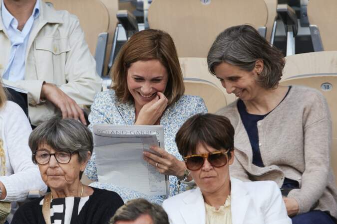 Nathalie Péchalat aperçue lors de Roland-Garros, le 26 mai 2024