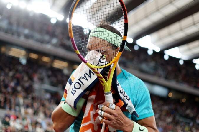 Rafael Nadal déçu de quitter le tournoi de Roland-Garros, le 27 mai 2024