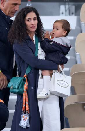 Xisca Perello (femme de Rafael Nadal) bouleversée quitte les tribunes de Roland-Garros, le 27 mai 2024