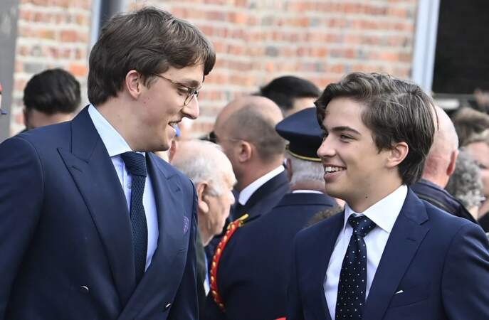 Les prince Aymeric et Nicolas de Belgique