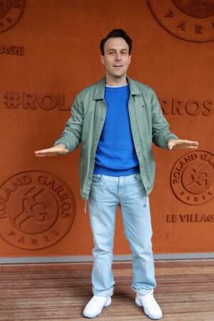 Antoine Gouy au village de Roland Garros à Paris, le 1ᵉʳ juin 2024