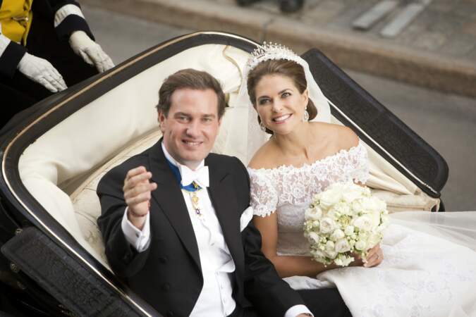 440 - Mariage de la princesse Madeleine avec Chris O'Neill dans la chapelle du Palais Royal a Stockholm
