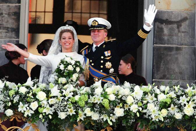 Un bouquet classique et chic pour Maxima des Pays-Bas et Willem-Alexander
