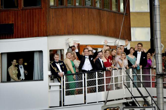 Les prestigieux invités lors du mariage de la princesse Madeleine de Suède avec Chris O'Neill au Palais Royal à Stockholm, le 8 juin 2013