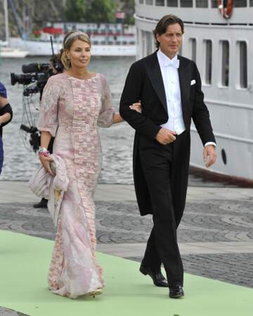 La sœur de Chris O'Neill lors du mariage de la princesse Madeleine de Suède avec Chris O'Neill au Palais Royal à Stockholm, le 8 juin 2013