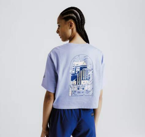 T-shirt crop-top JO PARIS 2024, Décathlon, 16 €