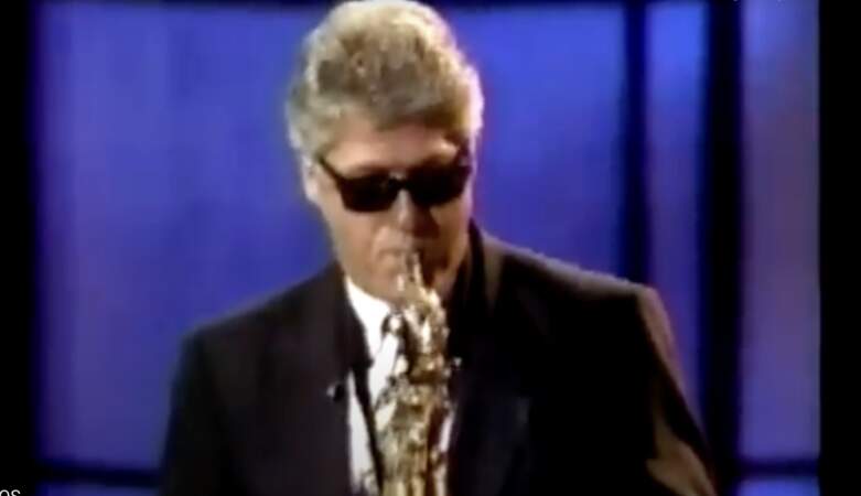 Bill Clinton et son saxophone