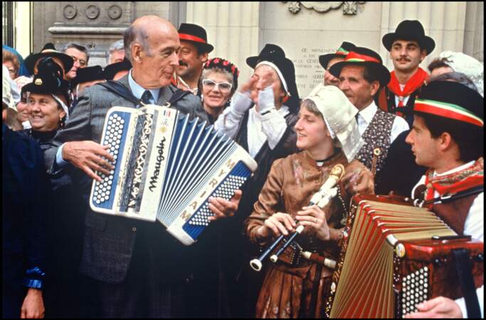 Valéry Giscard d'Estaing, le président accordéoniste