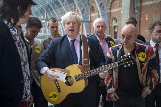 Boris Johnson, guitariste assumé