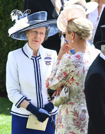 La princesse Anne a échangé quelques mots avec sa fille, Zara Tindall.
