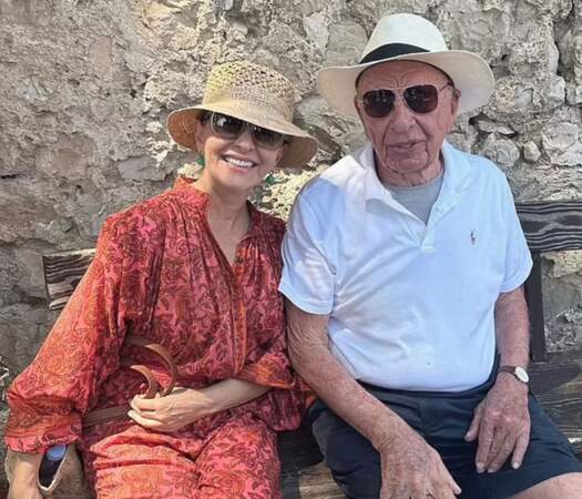 Rupert Murdoch et Elena Zhukova 