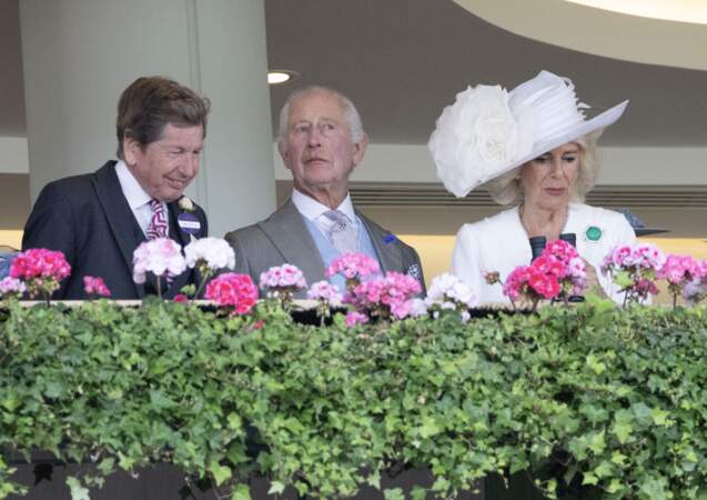 La reine Camilla et le roi Charles III lors du troisième jour du Royal Ascot, le 20 juin 2024