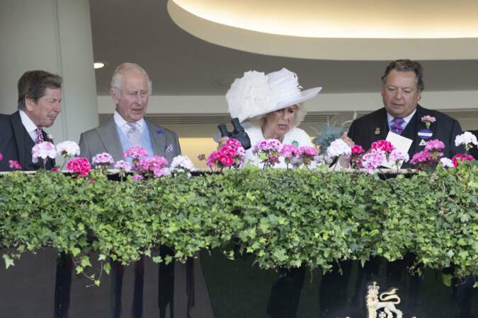 Charles III et Camilla lors du Royal Ascot, le 20 juin 2024
