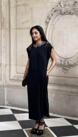 Golshifteh Farahani sur le photocall du défilé de mode Christian Dior Haute-Couture automne-hiver 2024/2025 lors de la Fashion Week de Paris