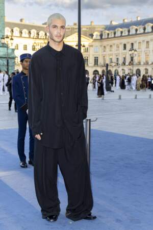 Fai Khadra au défilé "Vogue World ", sur la place Vendôme, dans le cadre de la Fashion Week de Paris, le 23 juin 2024