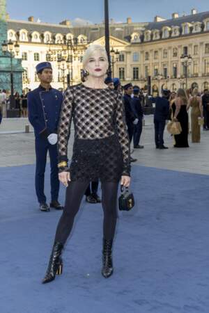 Selma Blair au défilé "Vogue World ", sur la place Vendôme, dans le cadre de la Fashion Week de Paris, le 23 juin 2024