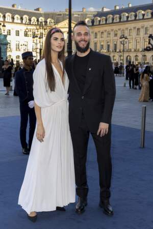 Carolina Mendes et Vladimir Restoin Roitfeld au défilé "Vogue World ", sur la place Vendôme, dans le cadre de la Fashion Week de Paris, le 23 juin 2024