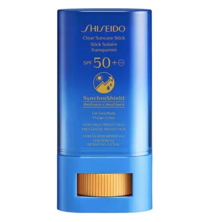 Stick Protecteur Uv Transparent, Shiseido, 31,50€ au lieu de 42€ 
