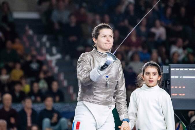 Cecilia Berder au Championnat de France d’escrime 2023, en décembre à Nantes