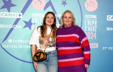 Valérie Damidot et sa fille Roxane dans le cadre du 27ème Festival International du Film de Comédie de l'Alpe d'Huez le 17 janvier 2024.