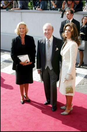 Le prince Giovanelli arrive à la Basilique Sainte-Marie-des-Anges-et-des-Martyrs, de Rome, le 25 septembre 2003, pour le mariage d'Emmanuel-Philibert de Savoie et Clotilde Courau