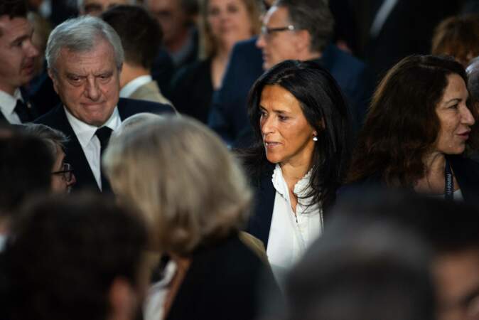 Chrysoula Zacharopoulou invitée à la cérémonie d'hommage à Jean-Pierre Elkabbach au siège de France Télévisions à Paris