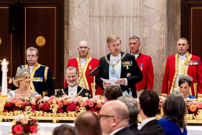 Discours du roi Willem-Alexander lors du dîner d'état au palais royal d'Amsterdam