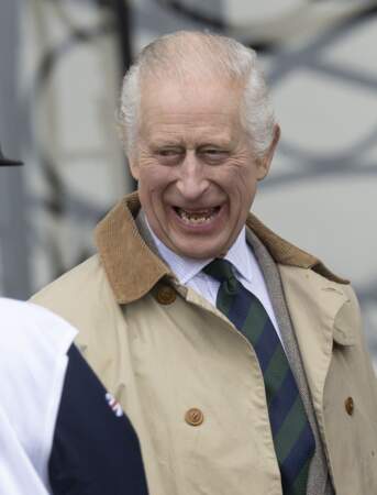 Le roi Charles III au concours hippique Royal Windsor Horse Show à Windsor